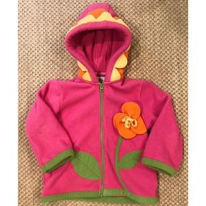 American Widgeon 4T hooded fleece zip jacket